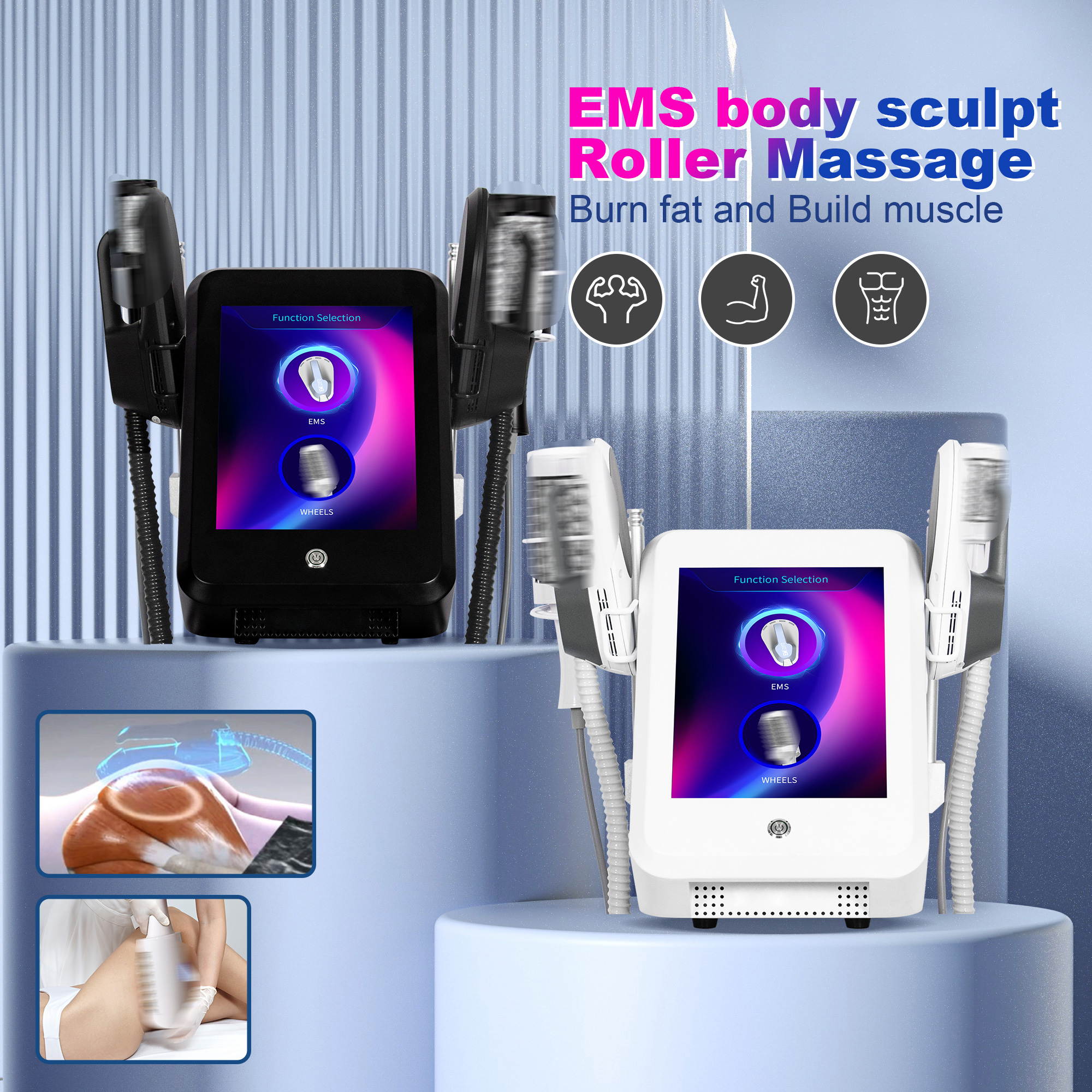 6500W Sculpt Machine 200HZ Sculpting Electromagnetic Shaping Slimming Muscle Stimulation Weight Loss Therapy