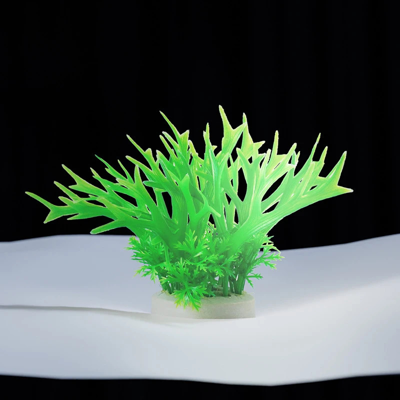 Creative Artificial Underwater Plants Aquarium Fish Tank Aquatic Fake Shrub Green Water Grass Viewing Simulation Decoration 250613