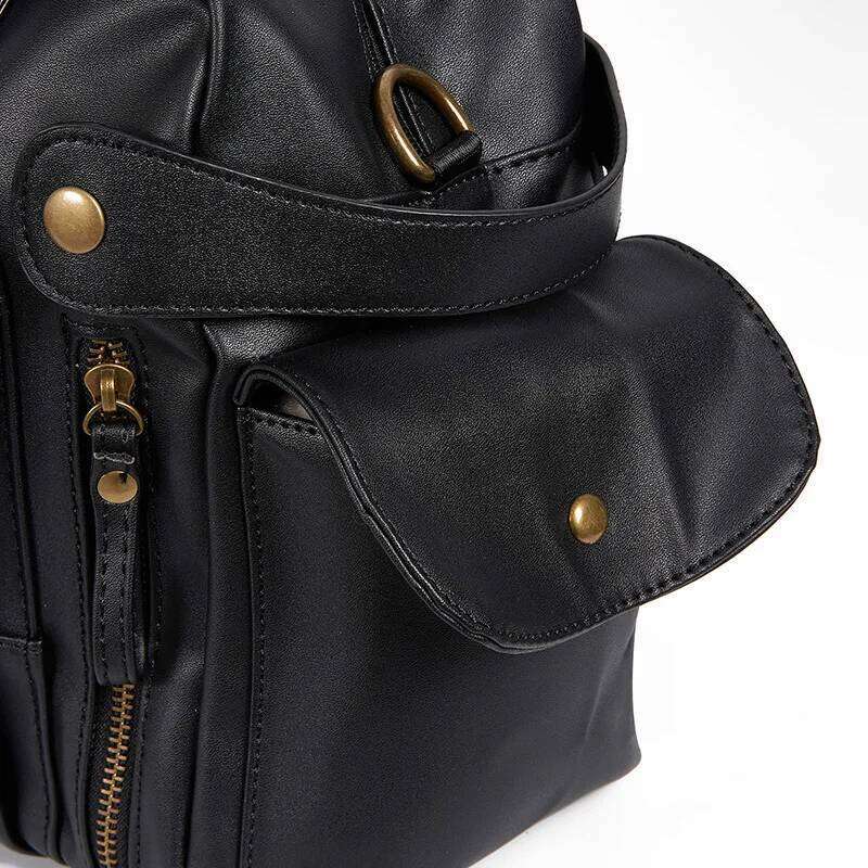 Male Travel Retro Duffle Handbag Shoulder PU Leather Big Messenger Bags High Quality Men's Lage Storage Crossbody Bag