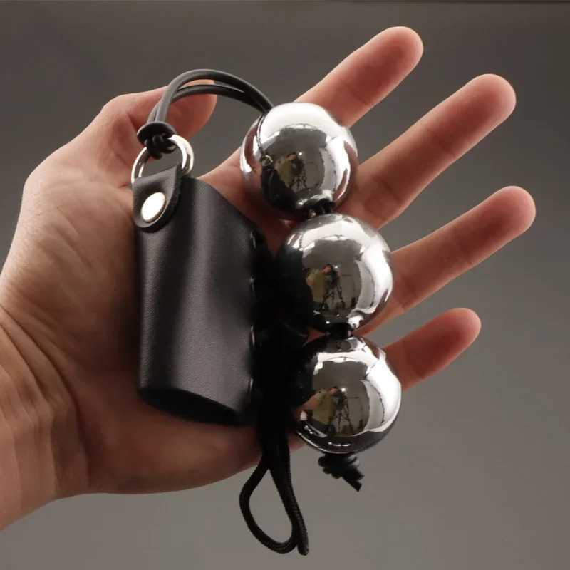 Wearable Cock Ring Penis Enlarger Stretcher Penis Growth By Weight Extender Male Exercise with Heavy Metal Ball Sex Toys for Men W250618