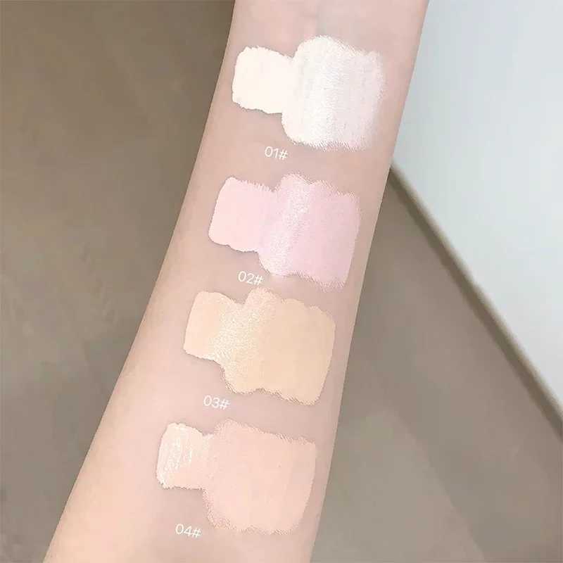Pink Brightening Liquid Concealer Waterproof Oil Control Moisturizing Concealer Coverage Pores Dark Circles Foundation Cream XJ250618