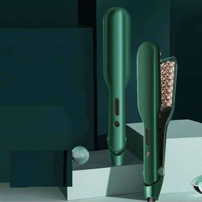 3D Grid Crimper Volumizer Fluffy Corrugated Curler Flat Iron Corn Hair Splint Perm Straightener Brush Comb