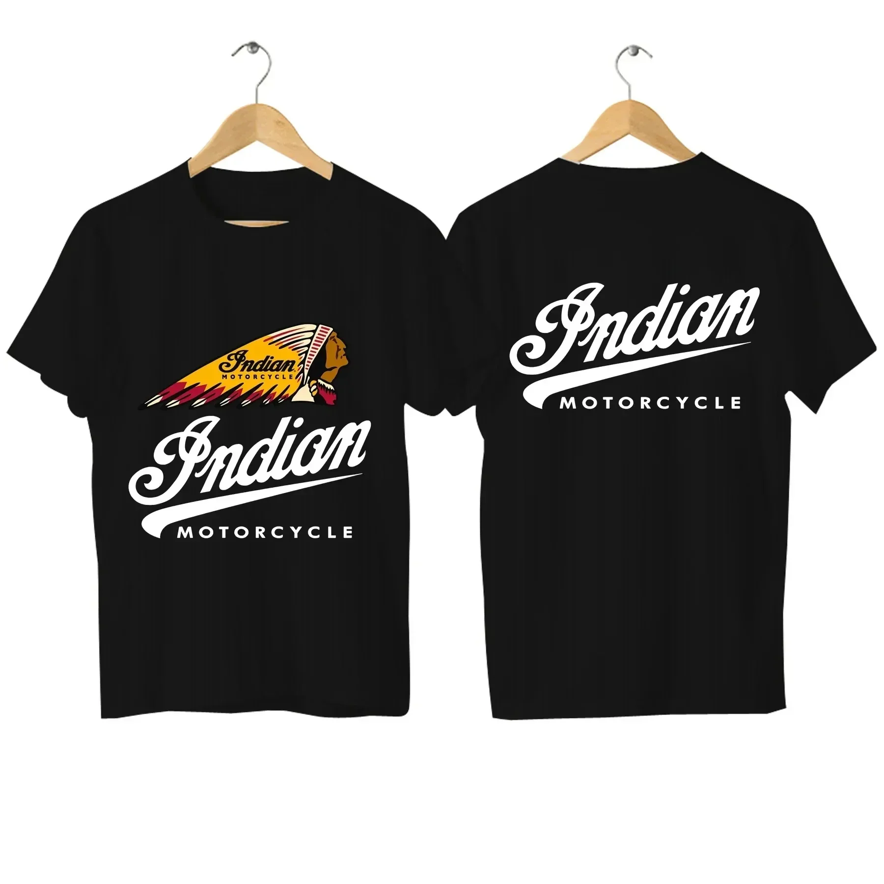 New Men'S T-Shirt Casual Pure Cotton T Shirt Graphic Oversized Motorcycle Street Clothing Casual Top