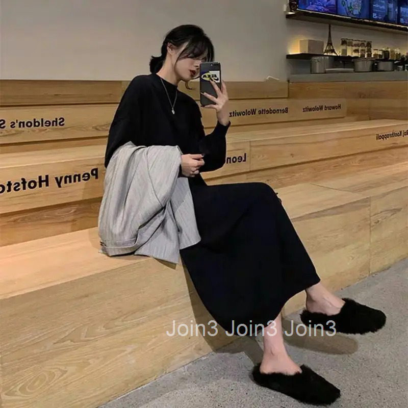 Long Clothes Dresses For Women Crochet Woman Dress Black Evening Knitted Robe Loose Maxi Offer Stylish New In Harajuku Y2k