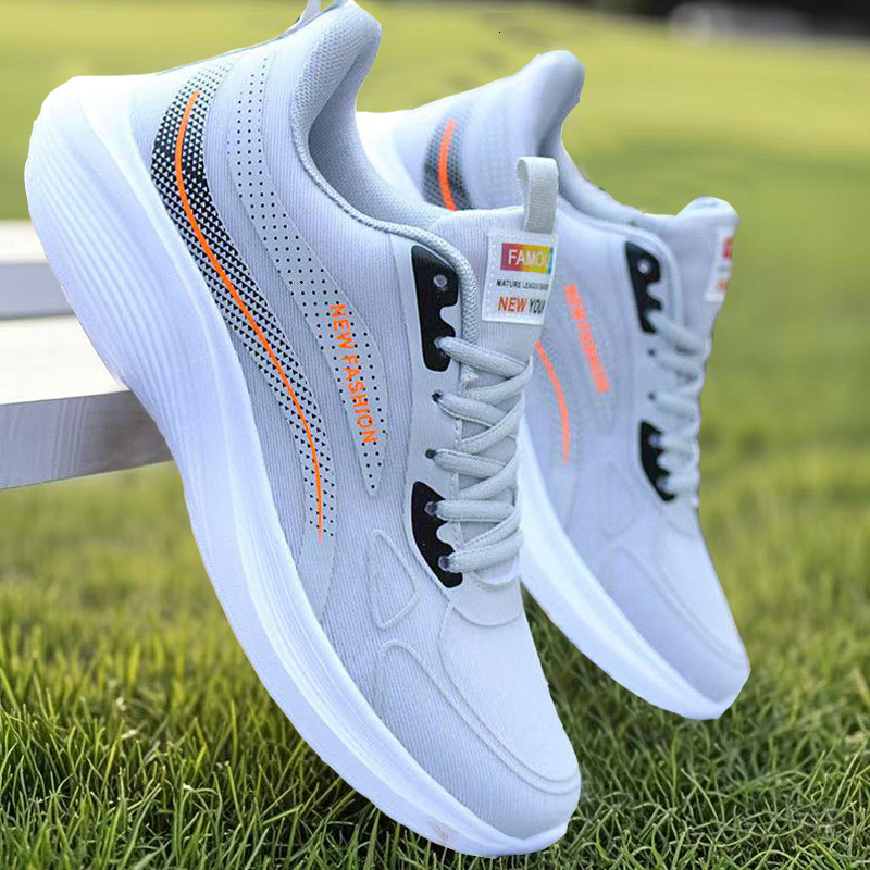 Men S Ice Silk Breathable Sports Casual Summer Soft Casual Shoes Sole Lightweight Running Versatile Trendy Mesh Shoes Ddmysaturn