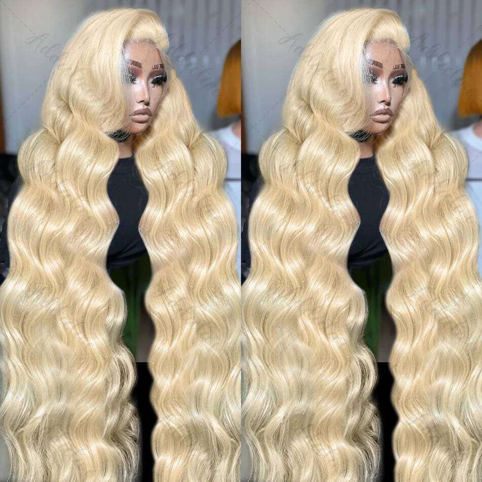 613 Honey Blonde 13x6 HD Transparent Front Human Hair Wigs For Women 30 32 Inch Body Wave 13x4 Lace Frontal 5x5 Closure Wig