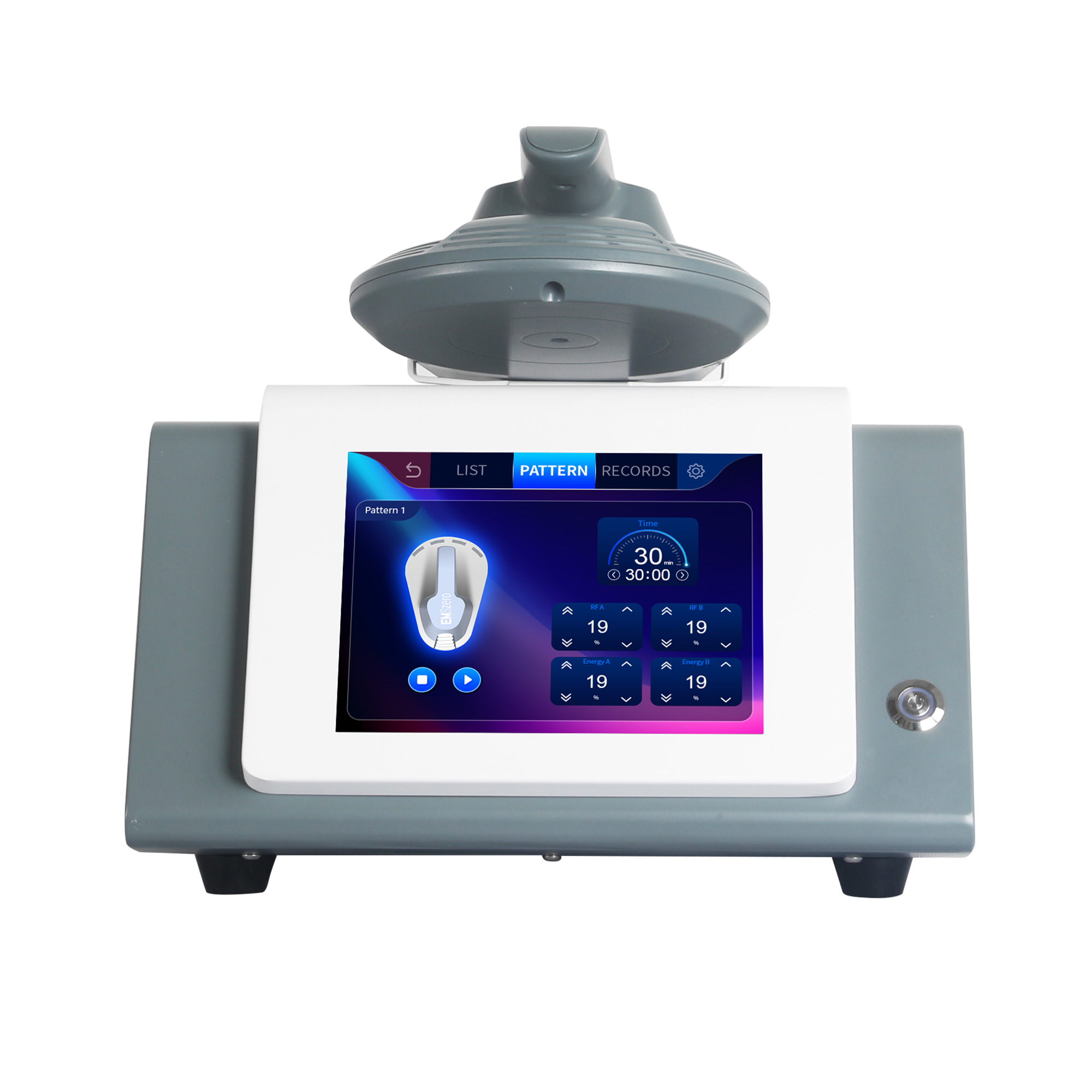 New MYOslim RF EMS Body Sculpt Machine Portable Pelvic Pad Muscle Stimulation Sculpting Fat Electromagnetic Slimming Technology