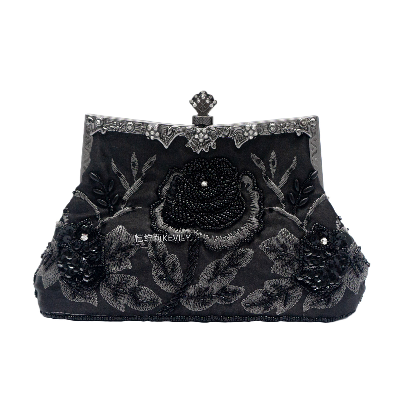 Free Shipping 2025 New Designer Bag Fashionable And High-quality Shopping Bag Retro Handmade Embroidered Cheongsam Women's Banquet Single Shoulde