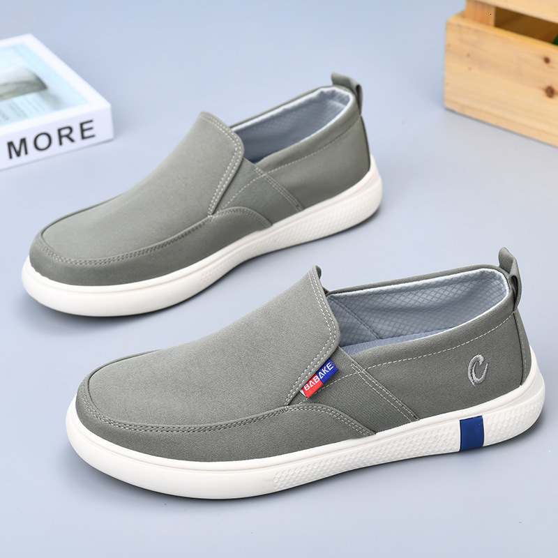 Spring Summer Slip On Breathable Walking Lazy Casual Soft Sole Casual Shoes Comfortable Lightweight Canvas Men S Shoes Ddmysaturn