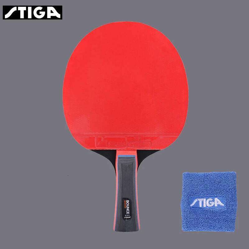 Genuine Stiga PRO BOUNCE Quality 3 stars Table Tennis Racket Ping Pong Paddle pimples in rackets Shakehands FL/CS