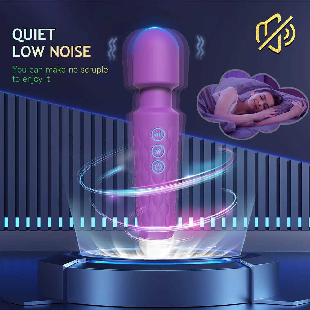 Powerful Vibrating AV Vibrator Magic Wand Clitoris Stimulator Sex Toys for Women G Spot Massager Adult Female Sex Erotic Product XJ250618