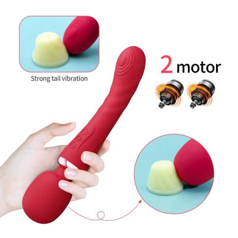 Powerful vibrator magic wand vibrator clitoral stimulator G-spot dildo massager adult product female masturbator sex toy XJ250618