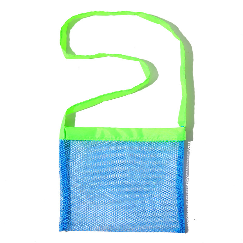 Colorful Children's Toy Storage Shell Baby Crossbody Miscellaneous Mesh Hollow Beach Bag