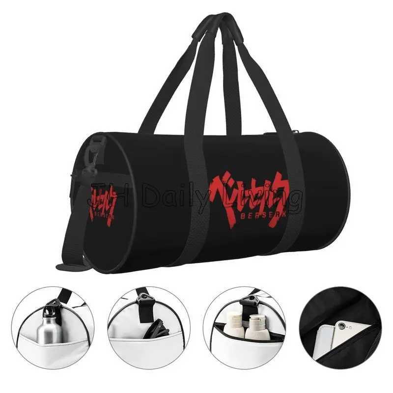 Japan Anime Berserk Gym Bag Fashion Street Waterproof Sports Bags Large Capacity Travel Handbag Novelty Fitness Bag for Couple W250618