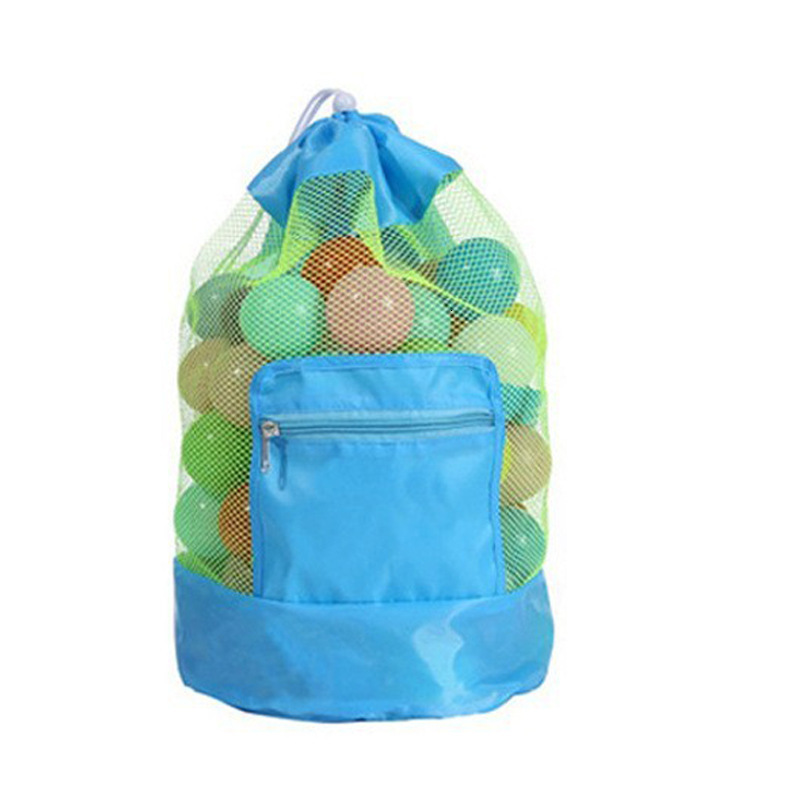 Children's Swimming Double Shoulder Clothing Storage Organizer Beach Travel Outdoor Mesh Bag