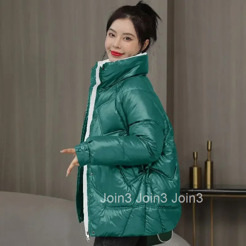 Large Parkas Woman Zip-up Coats for Women Solid Color Jackets Discount Hot Great High Quality Offers Demi-season Youthful Thick