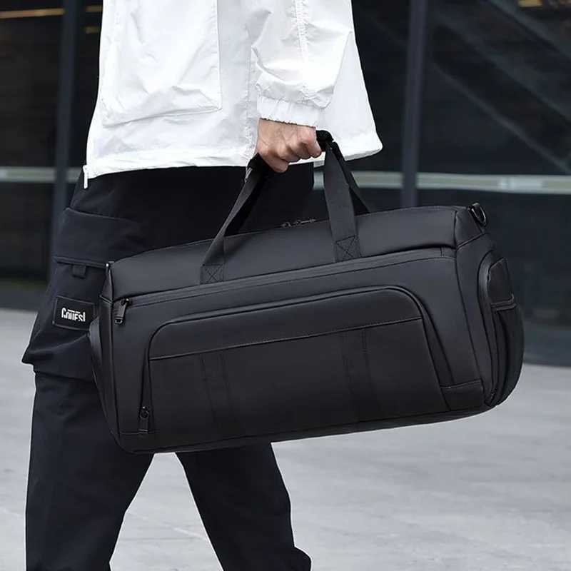 Travel Duffel Bag Outdoor Camping Hiking Swimming Bags with Shoes Pack Sports Gym Fitness Yoga Wet Dry Handbag Luggage Satchel W250618