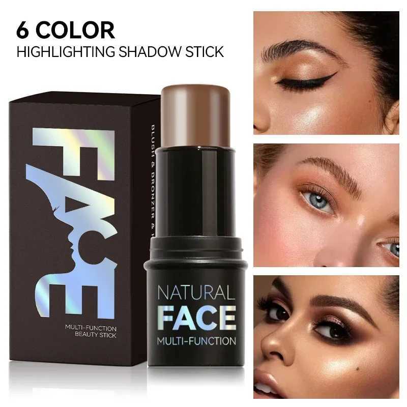 Makeup Face Contouring Bronzer Stick Multifunctional Highlighter Brightening Silkworm Blusher Rouge Cream Modify Concealer Pen XJ250618