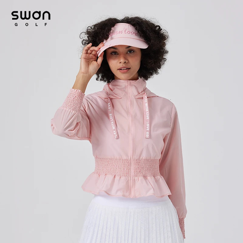 Love Golf Apparel Women Thin Breathable Sunscreen Coat Sports Long Sleeve Jacket Spring Summer Ladies Top 250617