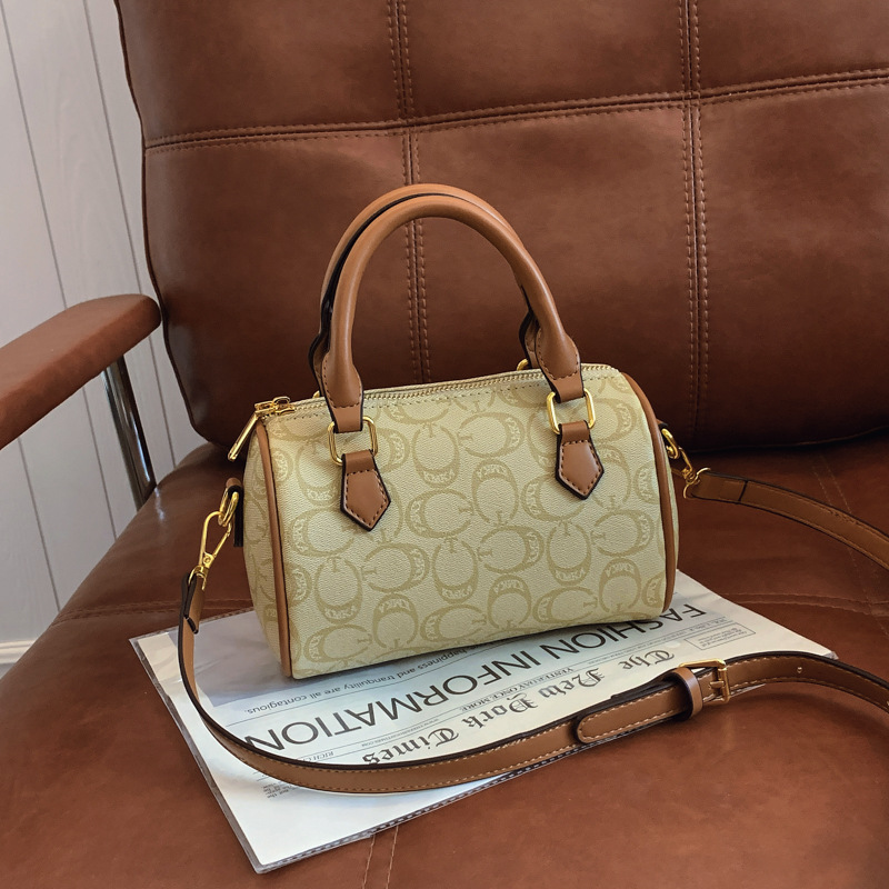 Seasonal New Women Boston Bag Fashion Versatile Tote High End Stylish Shoulder Crossbody Best Seller