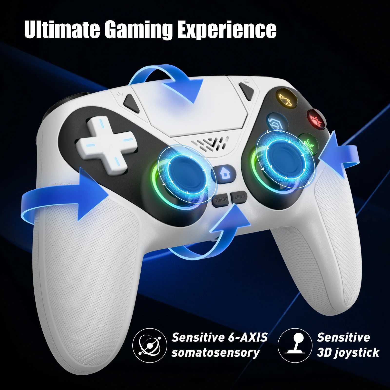 For Playstation 5 Wireless Controller For Pc Console Controller With Turbo Dual Sense Vibrate Programming Bluetooth Gamepad Z250617UW70