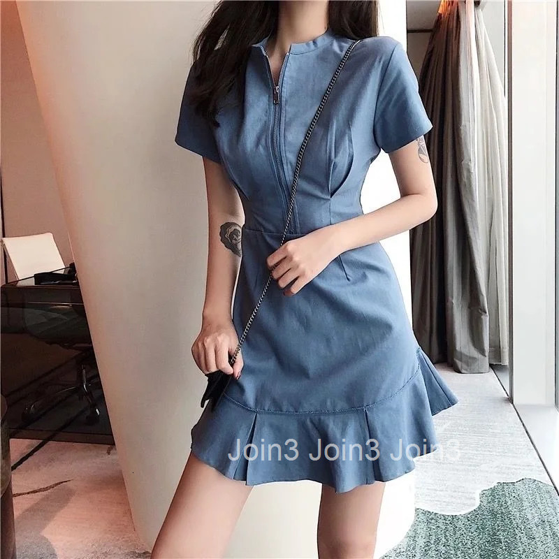 Female Dresses 2025 Ruffle Mini Womens Dress Short Clothing Birthday Aesthetic Cotton Sensual Sexy Korean Style Cheap Casual Xl