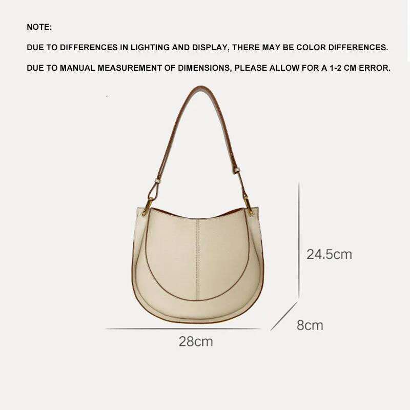 Large capacity single shoulder crossbody bucket soft niche light leather women's bag new trendy saddle bags