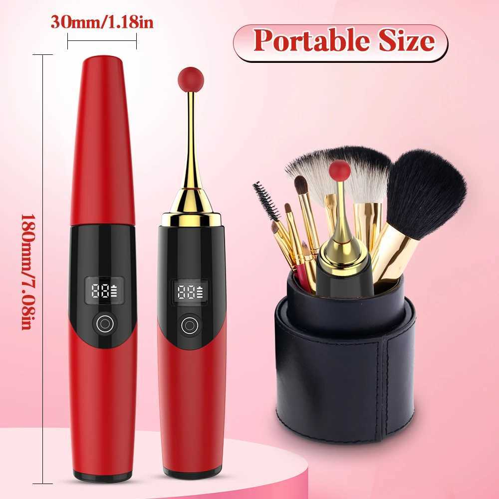 LCD Orgasm Pen Vibrator 12 Modes Vibrating G-Spot Female Clitoris Nipple Stimulator Portable Massager Adult Sex Toys For Women 18 XJ250618
