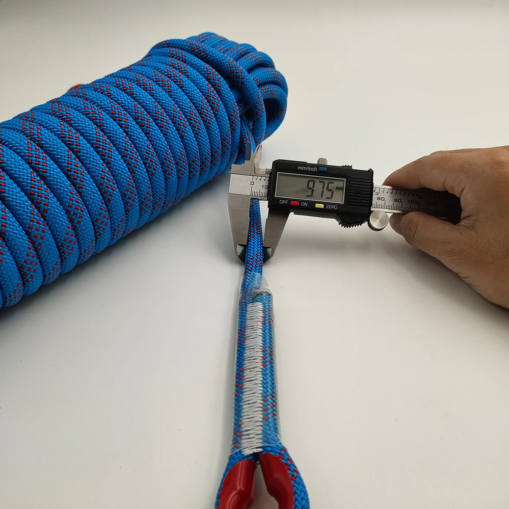 Climbing Rope 10mm 50m Outdoor Rock High Strength Static Survival Emergency Fire Rescue Safety Rope Cord Hiking Equipment 250617