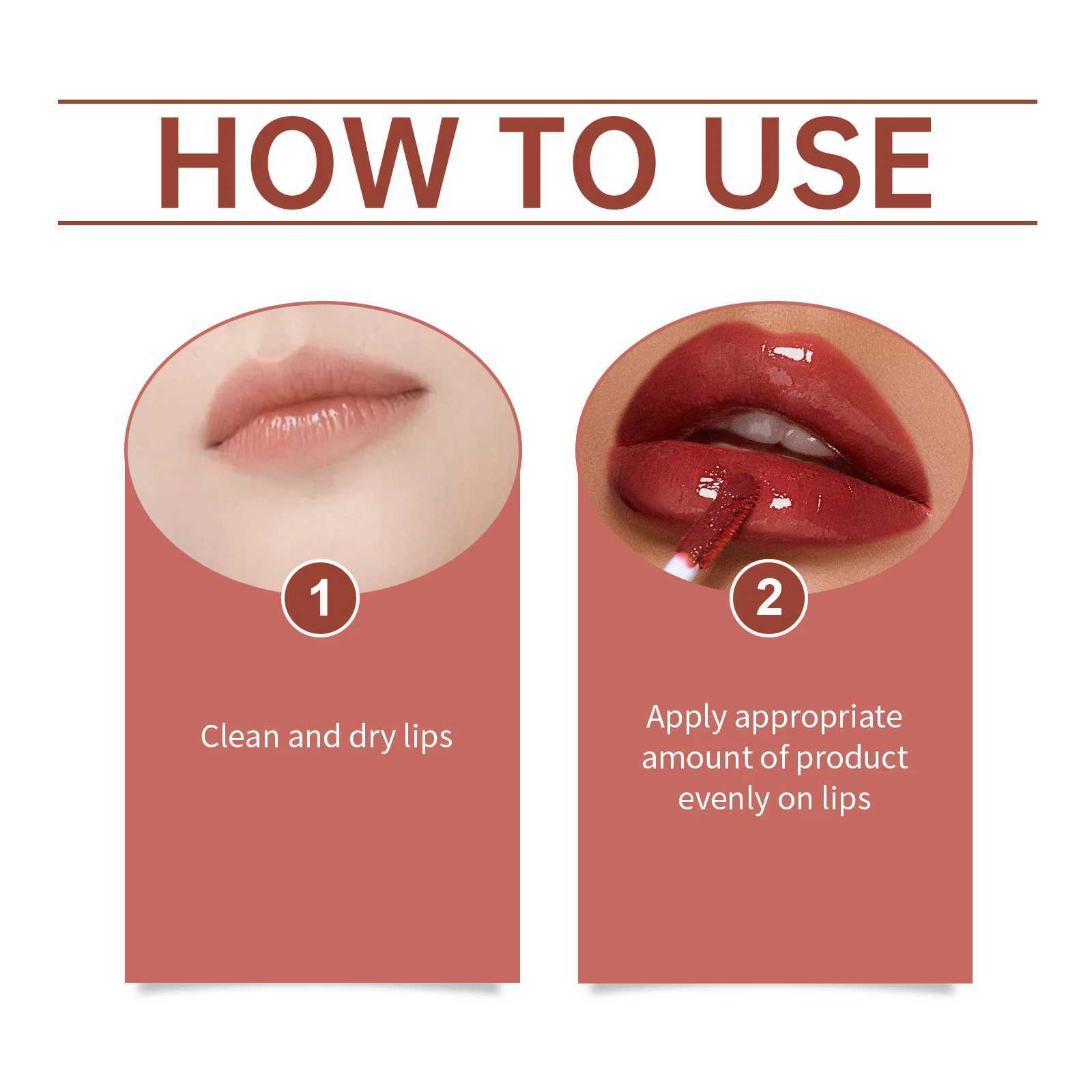 EELHOPE Lip Glaze Nourishing Lip Non-sticky Lasting Color Waterproof Moisturizing Remove Lip Lines Smoothing Portable Lip Gloss XJ250618