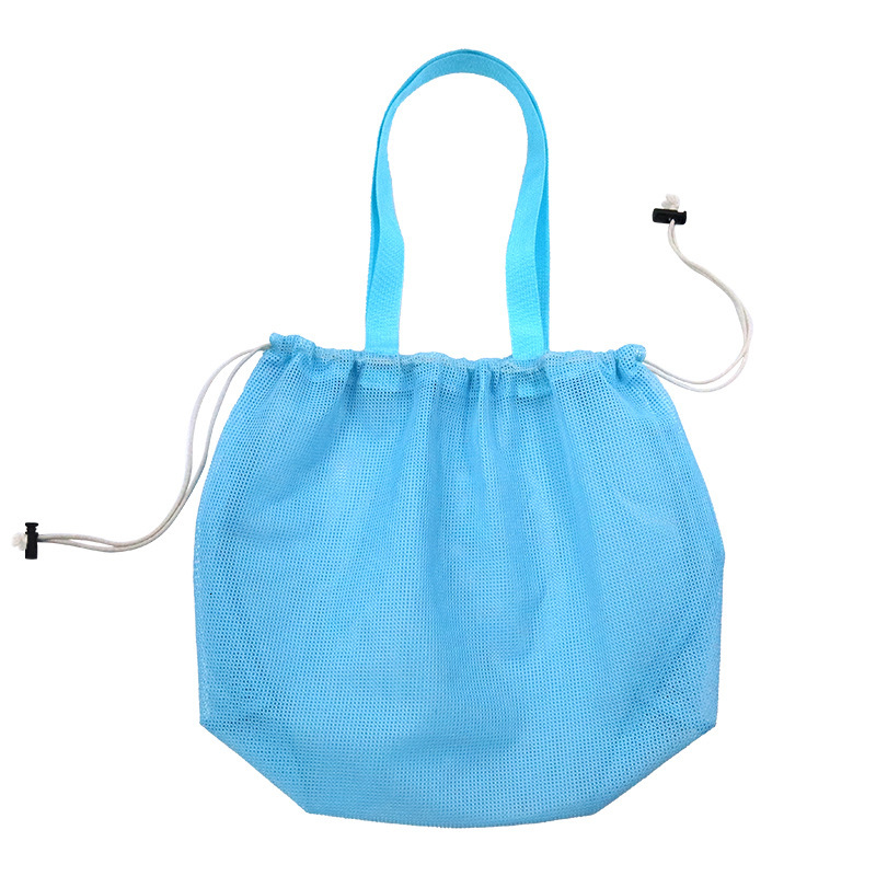 Handheld Hollow Miscellaneous Beach Toy Storage Drawstring Expandable Bag