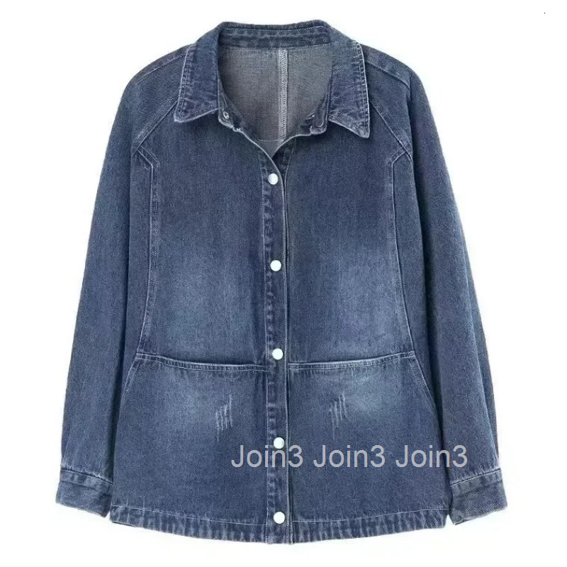 Korean Long Sleeve Plain Cowboy Coat Woman Y2k Fashion Korea Vintage Chic and Elegant 2025 Models on Sale Denim Jacket for Women