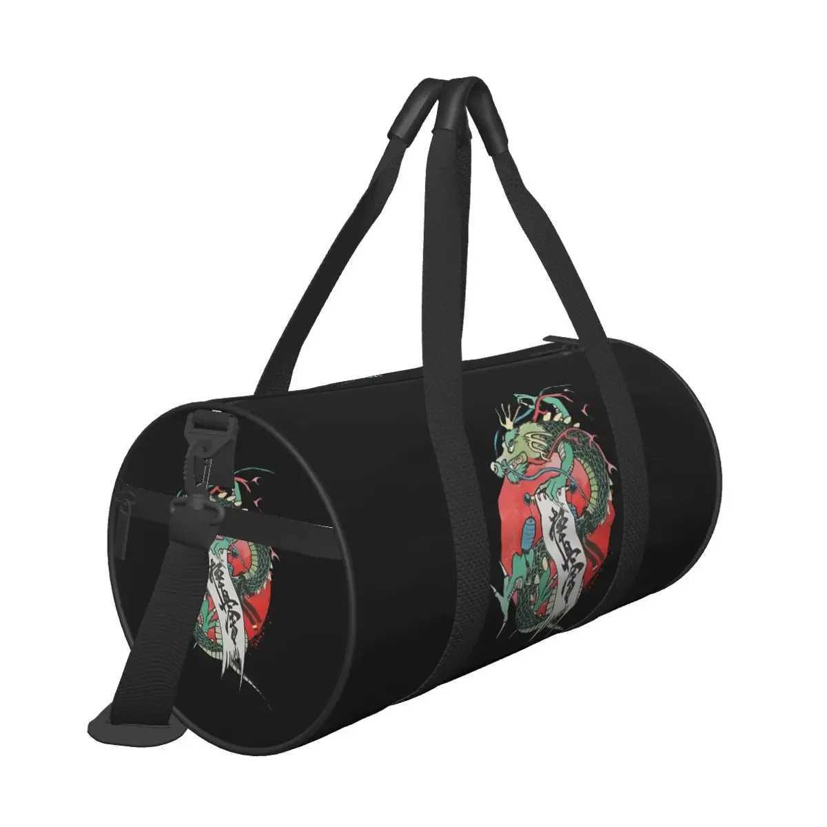 Kyokushin Shodan Dragon Gym Bag Oxford Sports Bags Large Travel Training Custom Handbag Novelty Fitness Bag For Men W250618