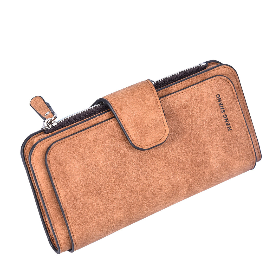 Free Shipping Designer Women's Long Matte Buckle Women's Wallet Coin Wallet Leather Wallet Luxury Bag Multiple Card Slots