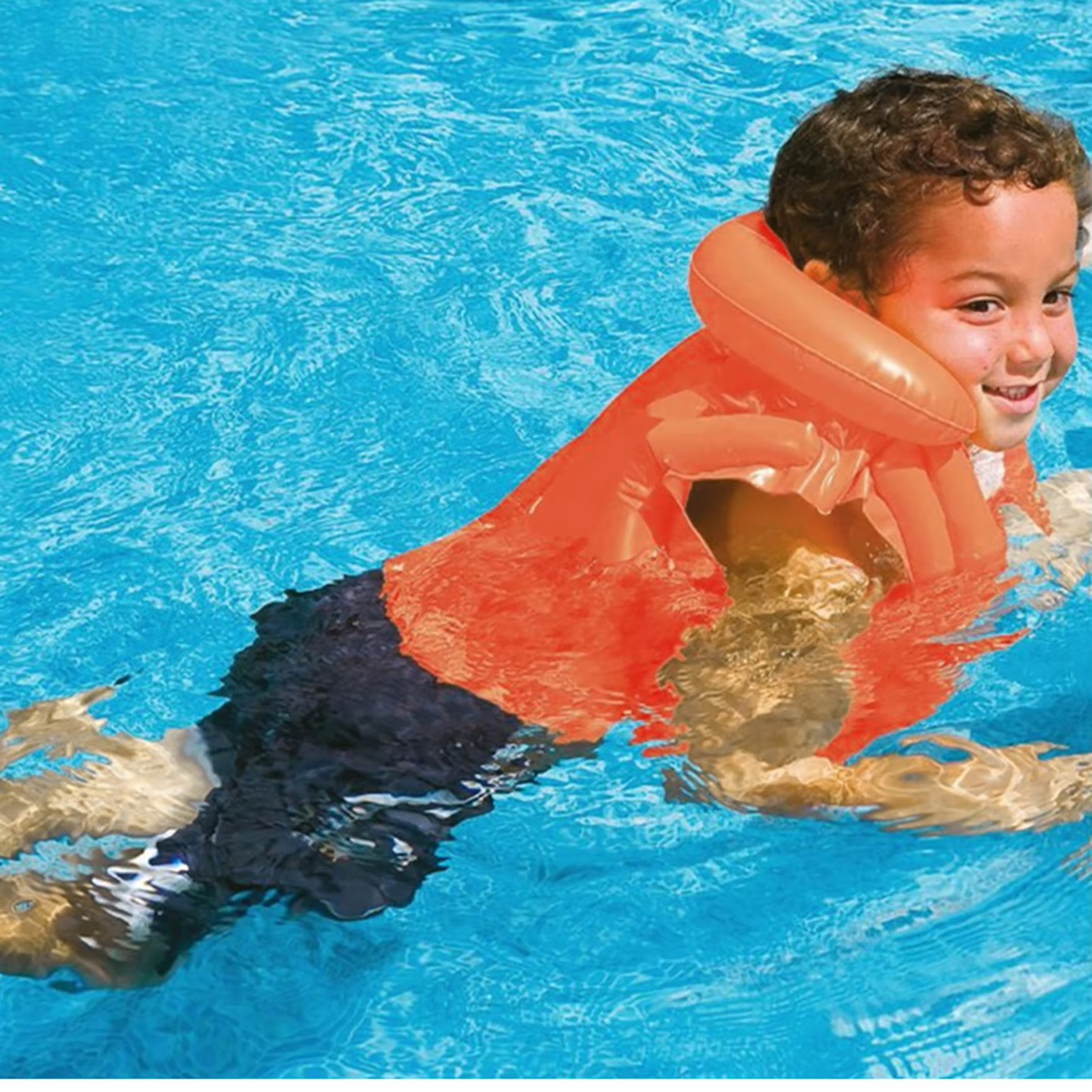 Children Swimming Safety Jackets Lifesaving Vest Life Waistcoat for Boating Drifting Toddler Float Inflatable Swim Suit Release Buckle Float Kids Swim
