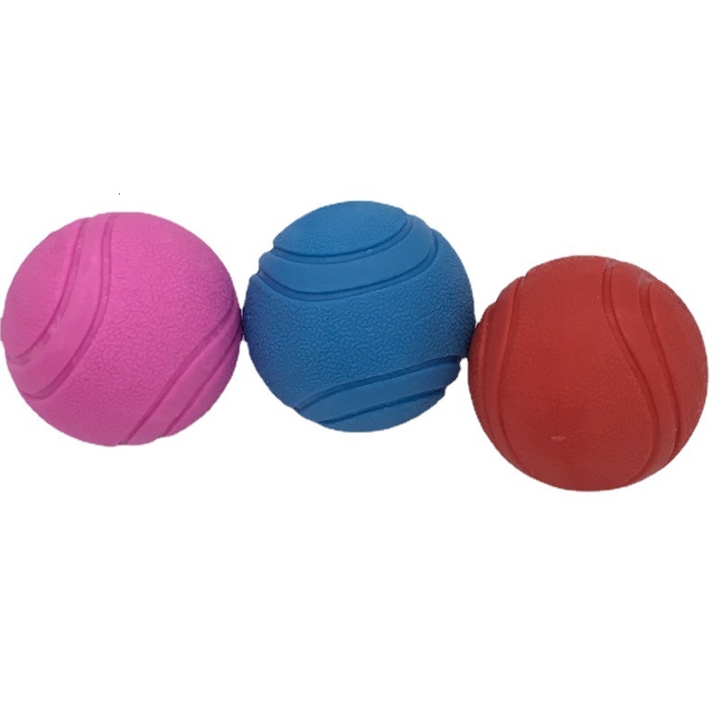 Pet Indestructible Durable Rubber Toy Self-Entertainment Boredom Relief Supplies Dog Ball