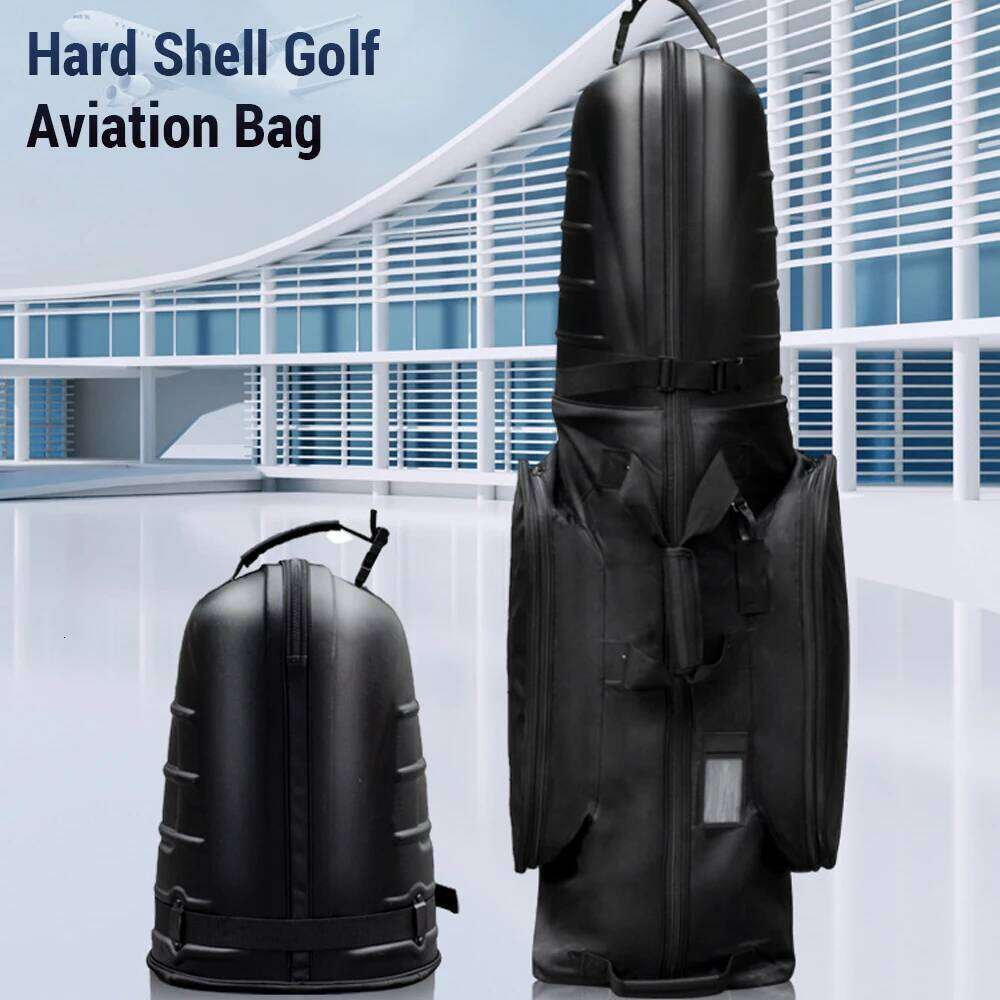 Folding Travel Bags Golf Aviation Bag With Reinforced Wheels And Hard Case Top