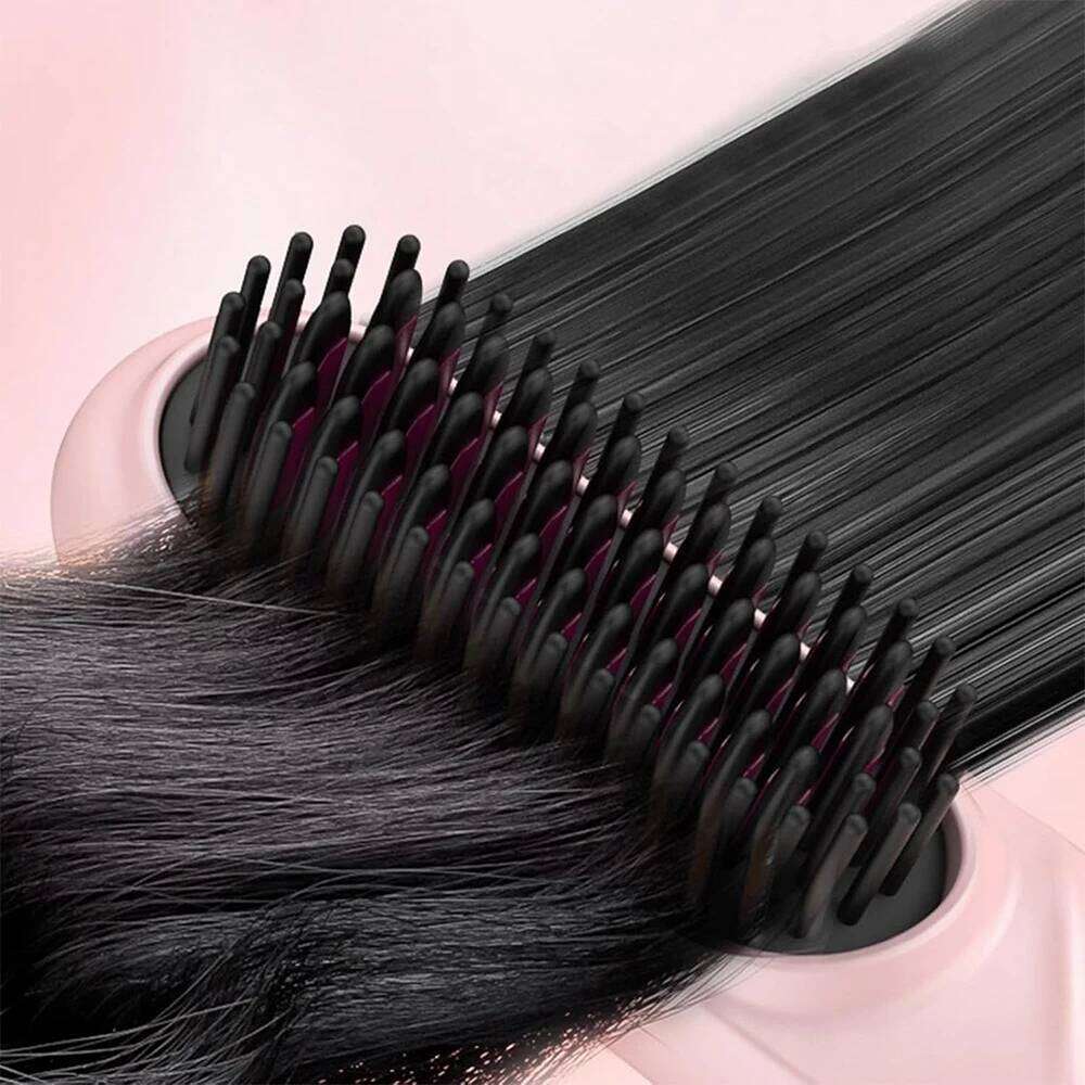 Portable Brushes Wireless Hair Straightener Brush Mini Electric Straightening Negative Ion Thermal Comb