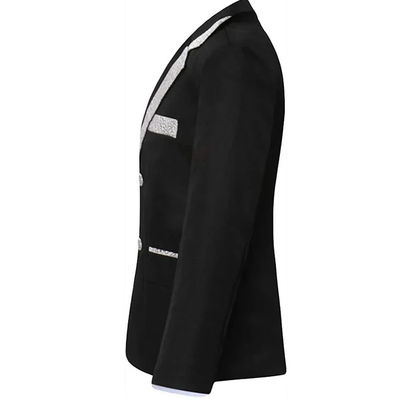 Kids Blazer 5Pieces/Set Jacket Vest Pants Shirt Bowtie Wedding Birthday Party Dress Boys Slim Fit Ceremony Pography Costume 250617