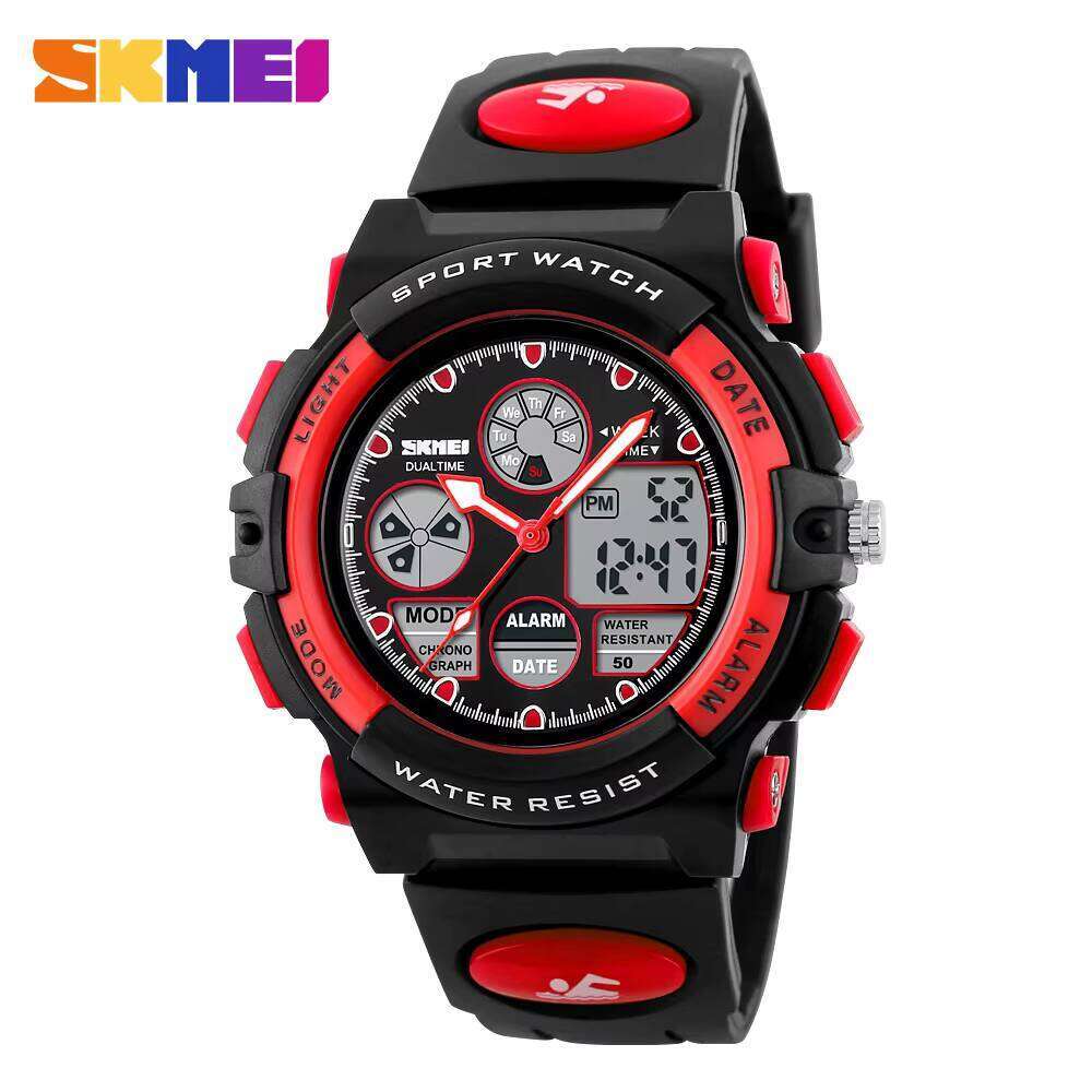 DHGadgets 1163 Sports Fashion Children's Digital Quartz Luminous Diode Girls' Boys' Waterproof Cartoon Watch