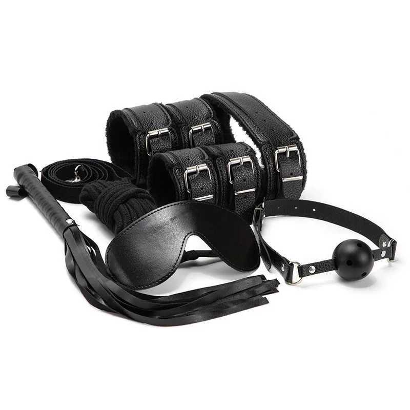 7 Piece BDSM Kits Sex Toys for Women Adults Games Bondage Hands Sex Whip Mouth Gag W250618