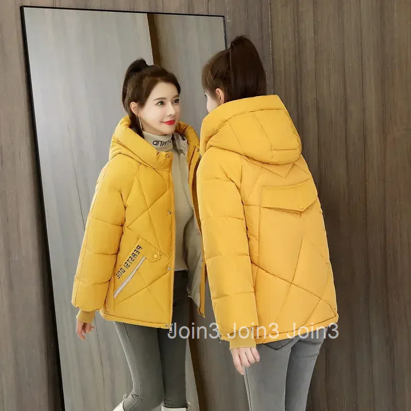 Jackets Solid Color Parkas Woman Zip-up Hoodie Coats for Women Lined Loose Casual Winter Clothes 2025 Cheap Luxury Offers Great