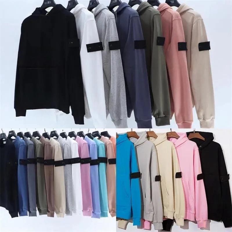 designer hoodie jumper badge stones sweatshirt men cargo pants pull Pullover tracksuit autumn hoodies high quality womens Long sleeve sweater islands wanhao