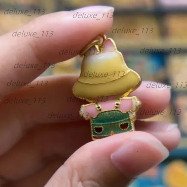 Cute Cartoon Necklace Ancient French Style Trendy Glaze Pendant Choker Light Fashion Versatile Gift