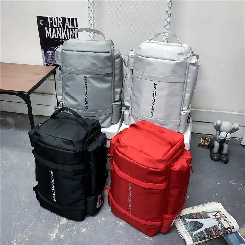 Fitness Travel Bag Sports Backpack Men Women Sports bag Large Capacity Gym Bag with Shoe Compartment Portable Duffle Bag Handbag W250618