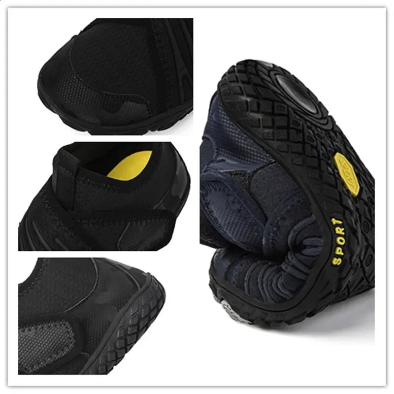 Water Shoes for Men Quick Dry Wide Toe Aqua Shoes Adjustable Barefoot Sock for Swim Beach River Pool Surf 250617