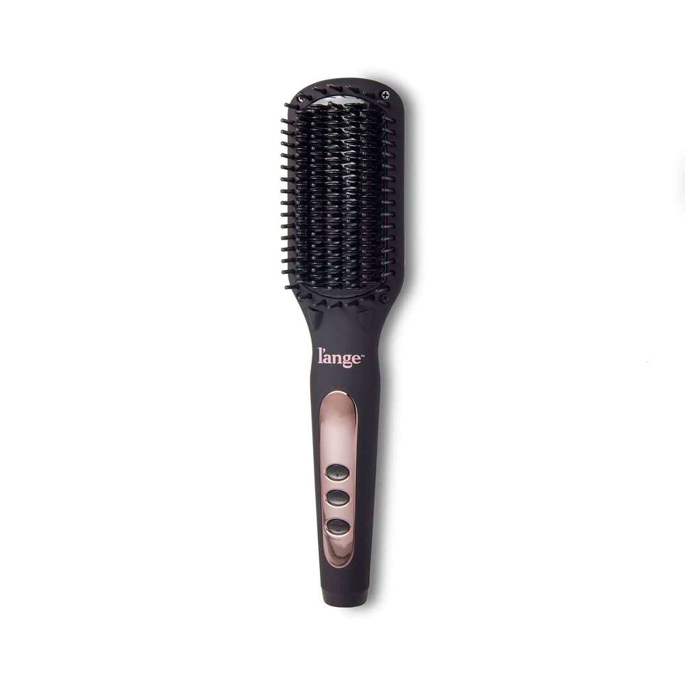 Le Vite Straightener | Heated Hair Straightening Brush Flat Iron, Black