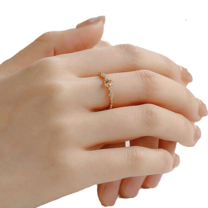 Mist Rose" Super Fairy Natural Nude Pink Morganite Exquisite Small Luxury Ring Necklace