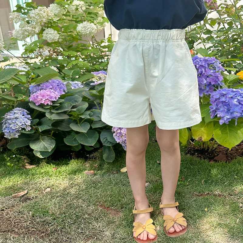 Children Shorts for Boys and Girls Baby Korean Loose and Slish Cotton Simple and Versatile Three Part Pants TrendyC250617