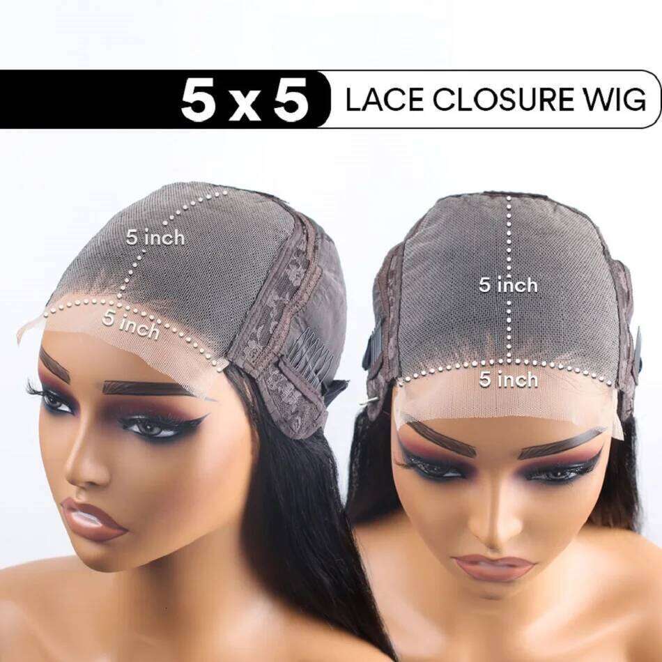 straight 4x4 human hair 5x5 hd lace bob cheap wigs on sale clearance for closure wig